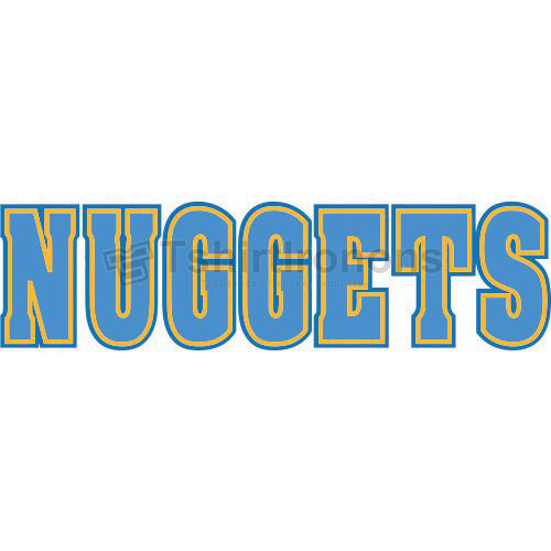 Denver Nuggets T-shirts Iron On Transfers N988 - Click Image to Close